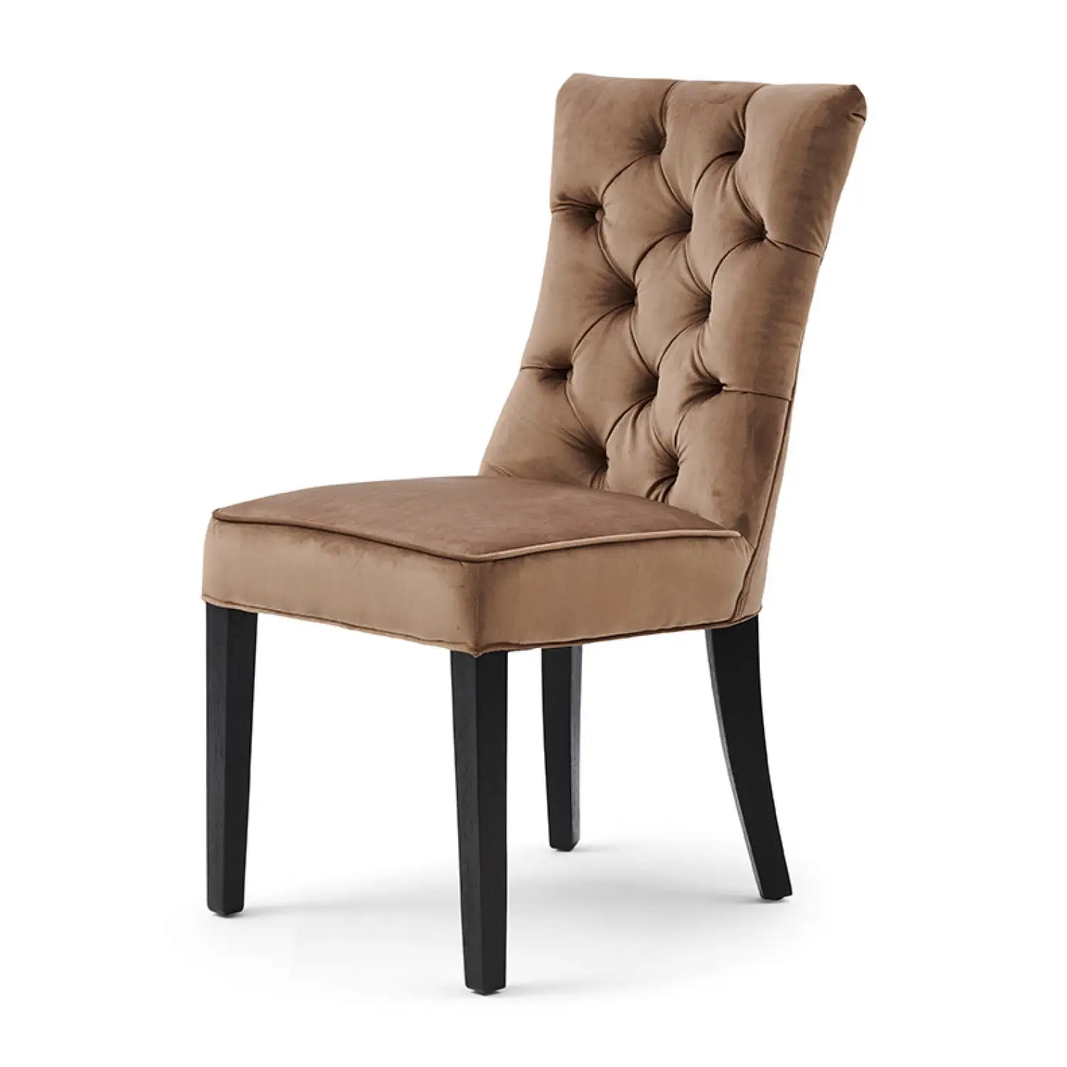 Balmoral Dining Chair, Velvet III, Golden Mink - Image 3