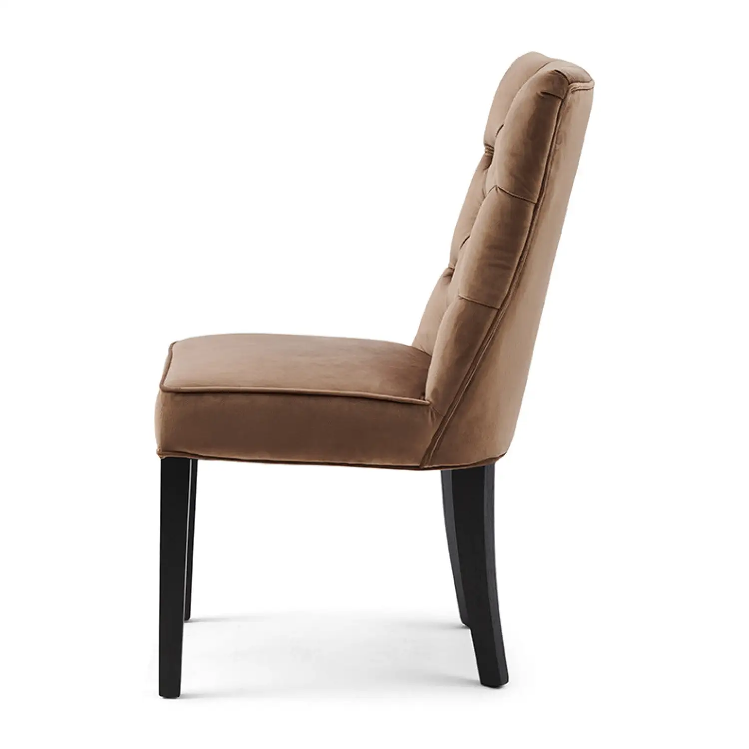 Balmoral Dining Chair, Velvet III, Golden Mink - Image 4