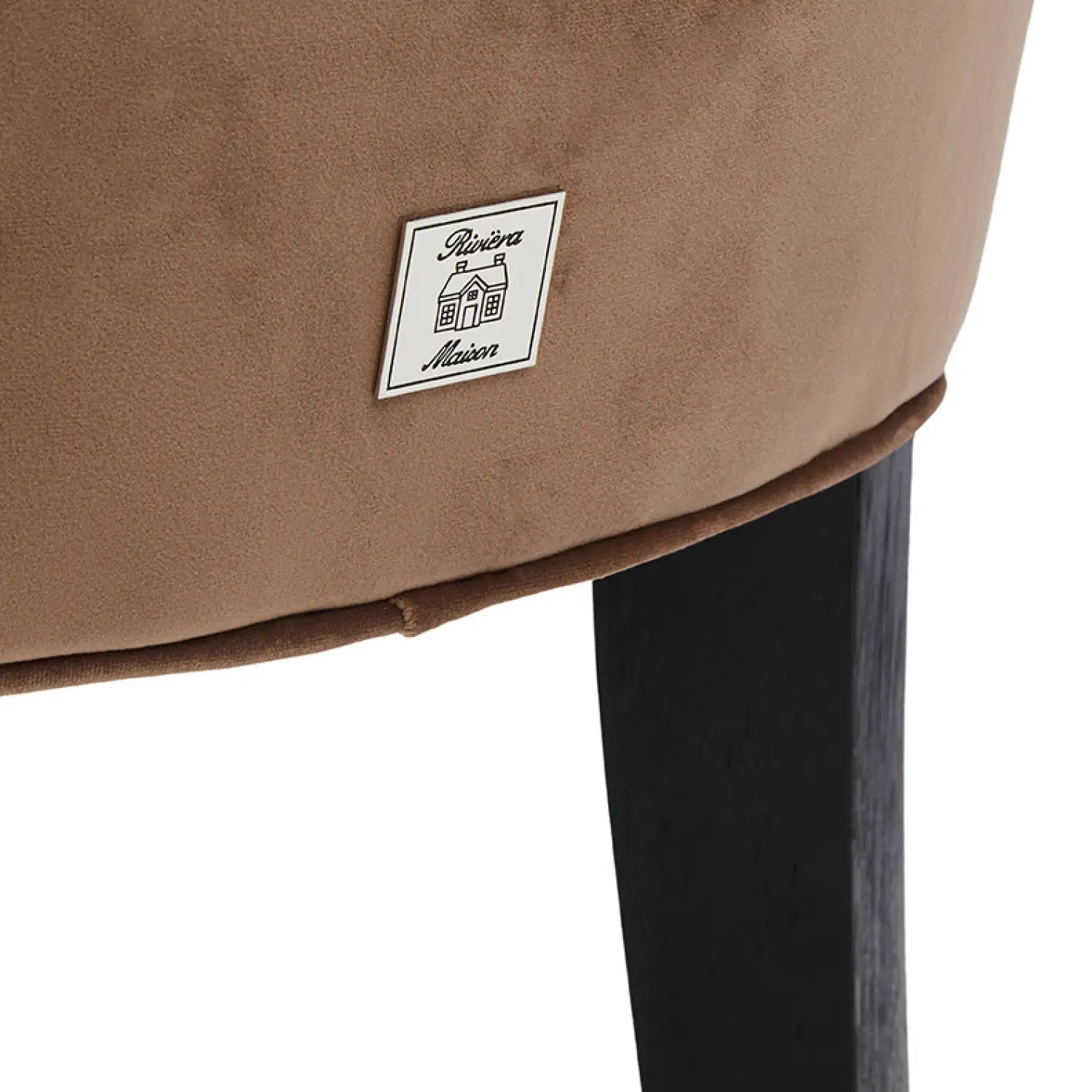 Balmoral Dining Chair, Velvet III, Golden Mink - Image 7