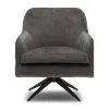 Fawcett Swivel Chair Black Leg, Berkshire, Elephant