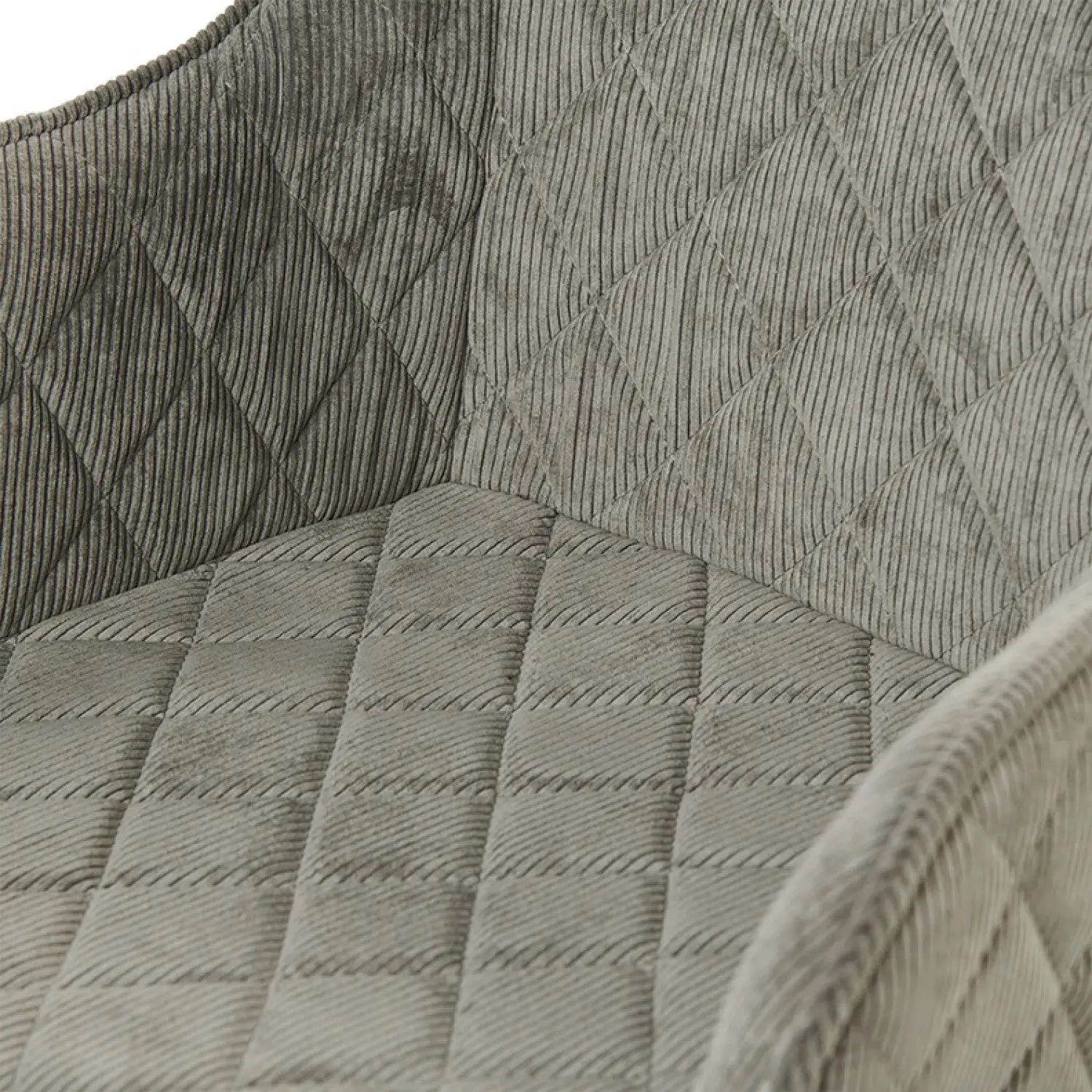 Frisco Drive Dining Armchair, Italian Rib, Mouse - Image 4