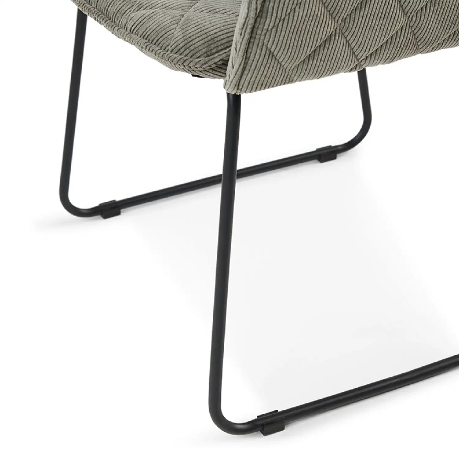 Frisco Drive Dining Armchair, Italian Rib, Mouse - Image 7