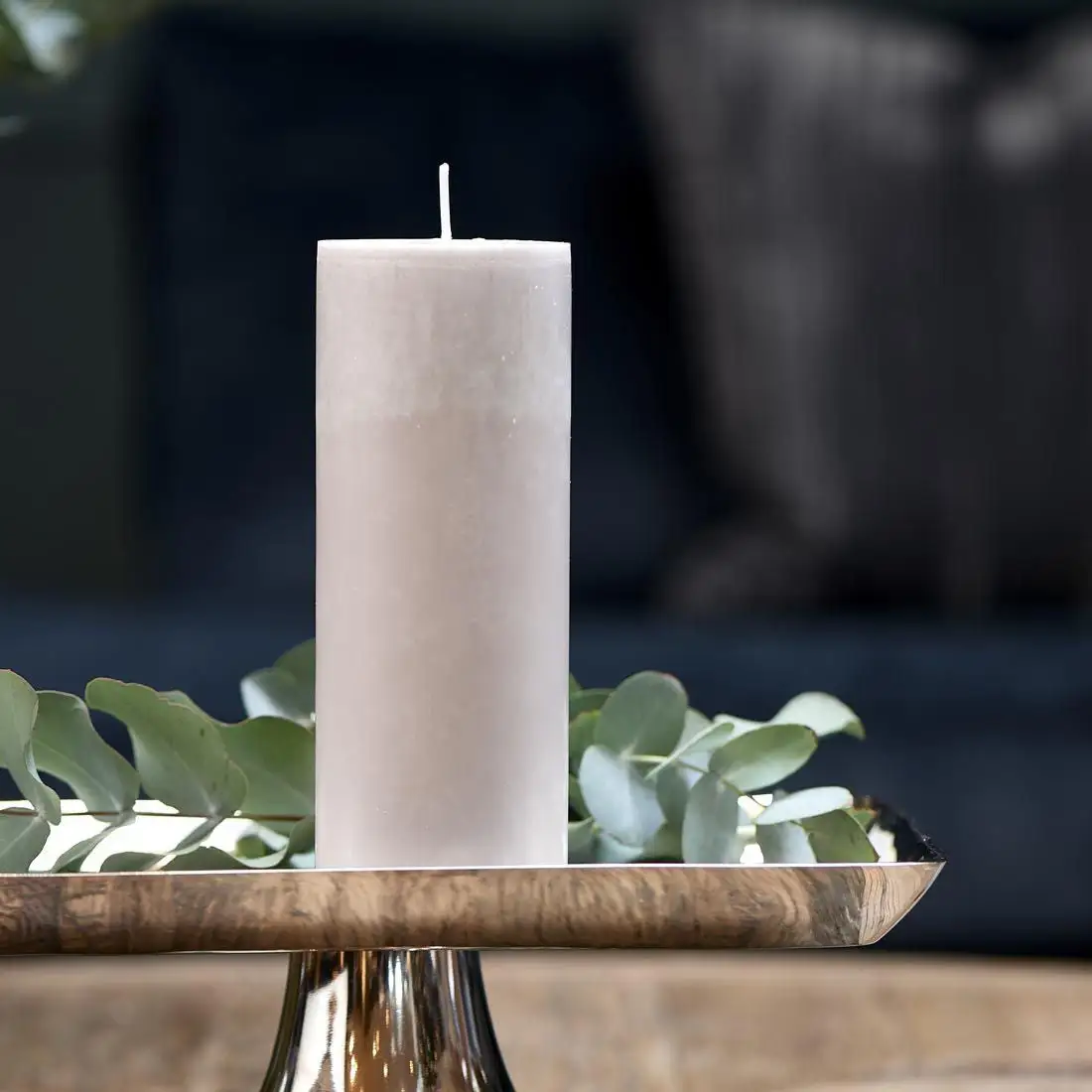 Riviera Maison Pillar Candle ECO Flax 7x18