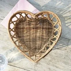 Merry Harriers Rustic Rattan Lovely Bread Basket