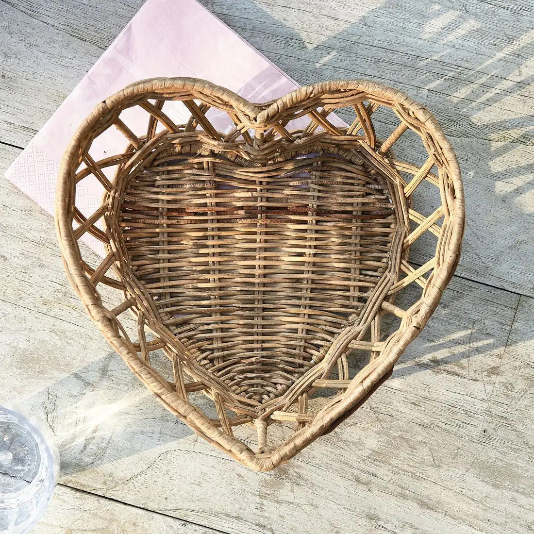Merry Harriers Rustic Rattan Lovely Bread Basket