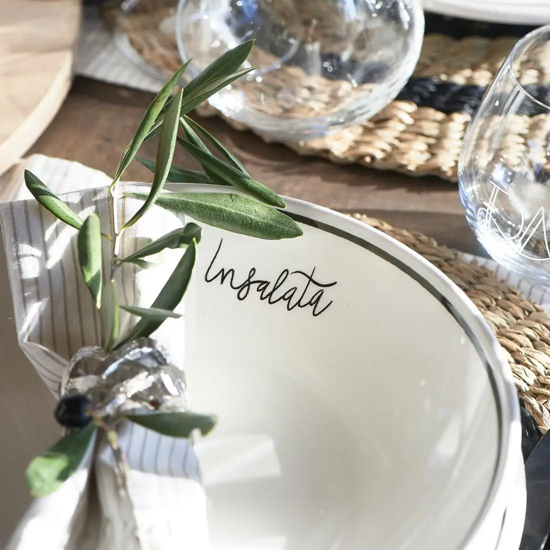 Riviera Maison La Dolce Vita Salad Bowl - Image 6