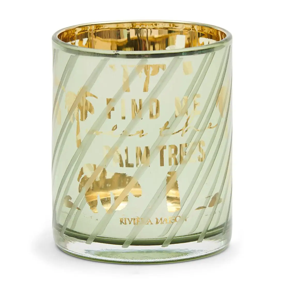 Riviera Maison RM Palm Tree Votive Green - Image 2