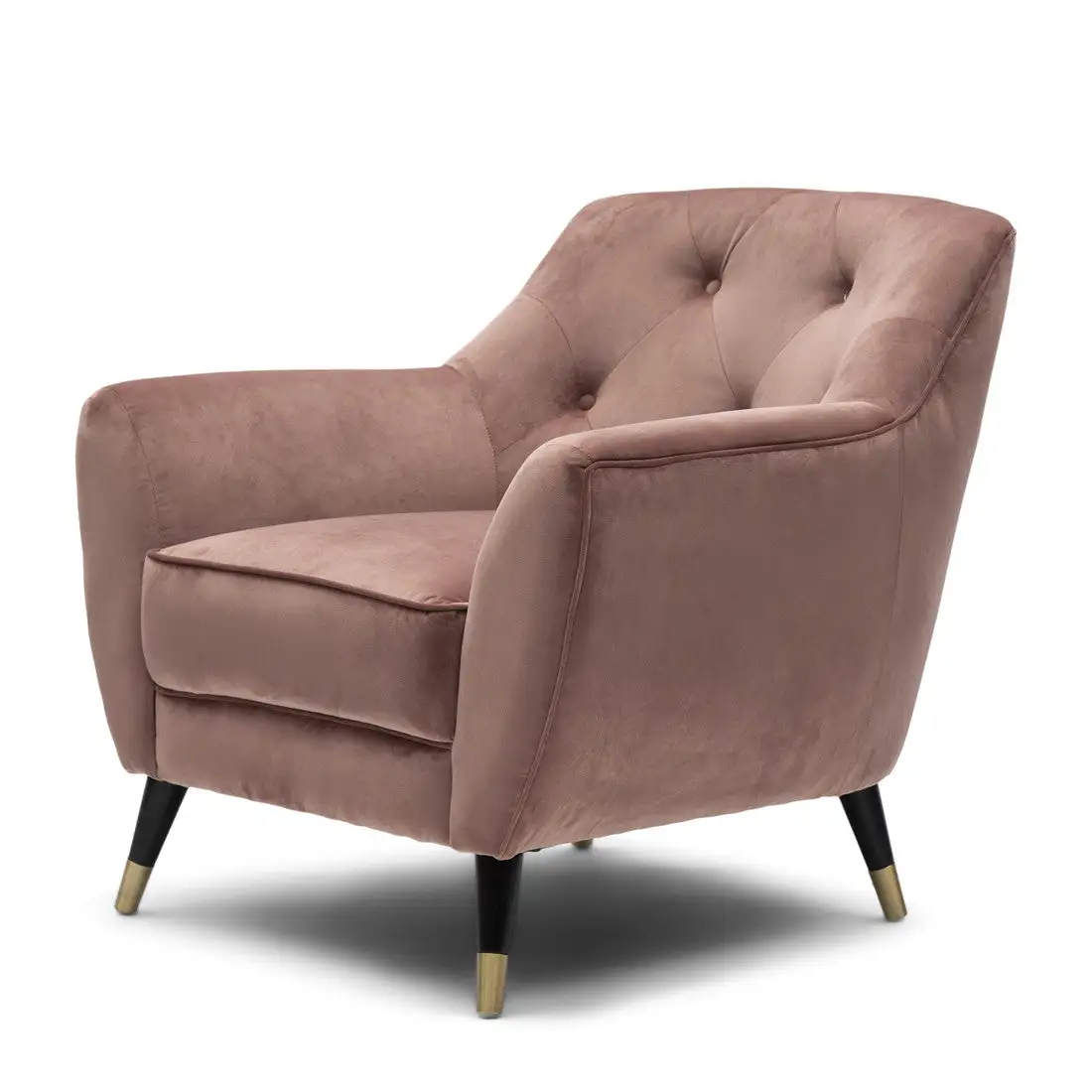 Modena Armchair, Velvet III, Rose Stain - Image 2