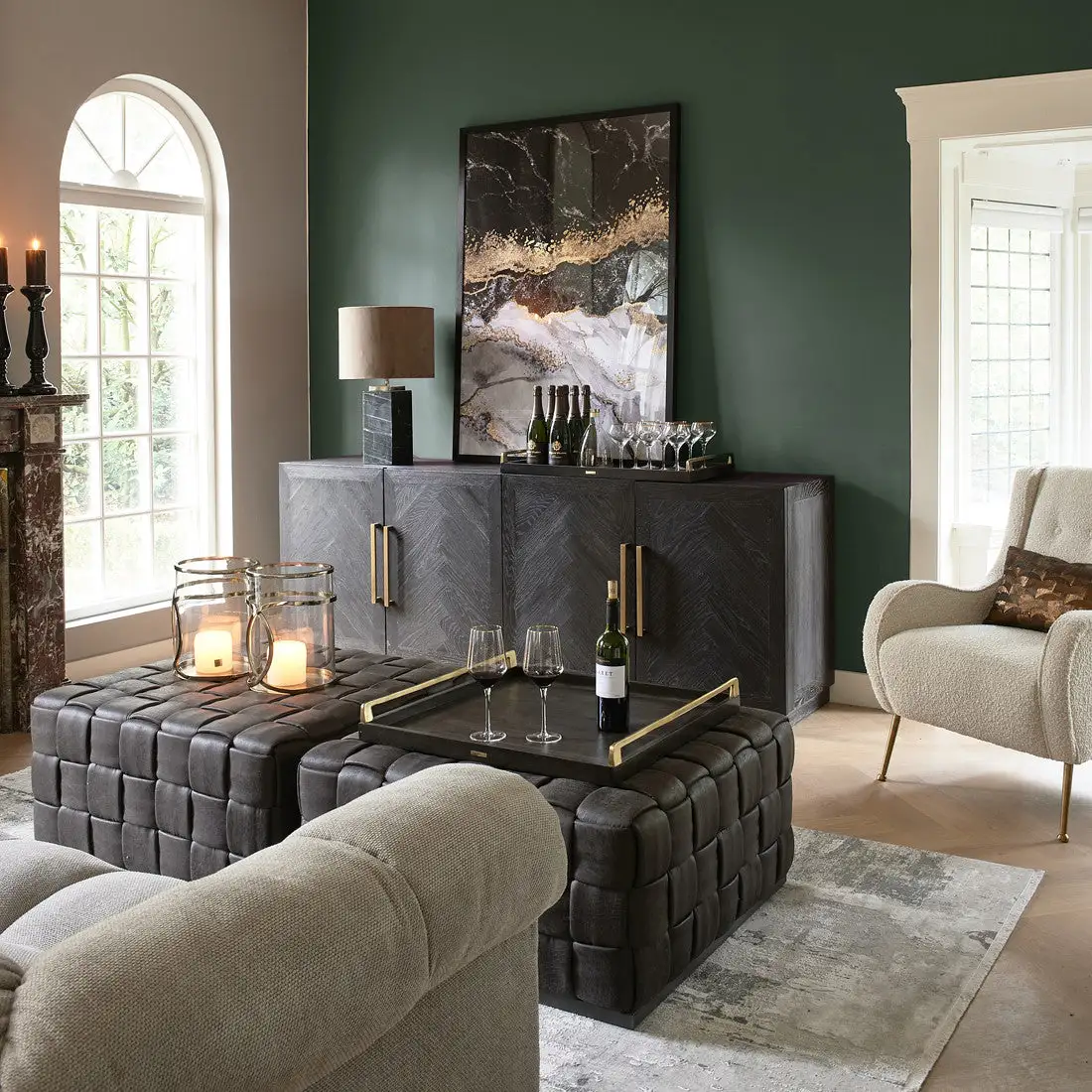 RM Room 48 Footstool XL, Pellini, Espresso - Image 7