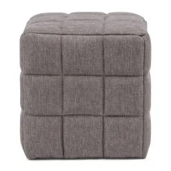 RM Thames Mélane Weave Footstool (Fog)