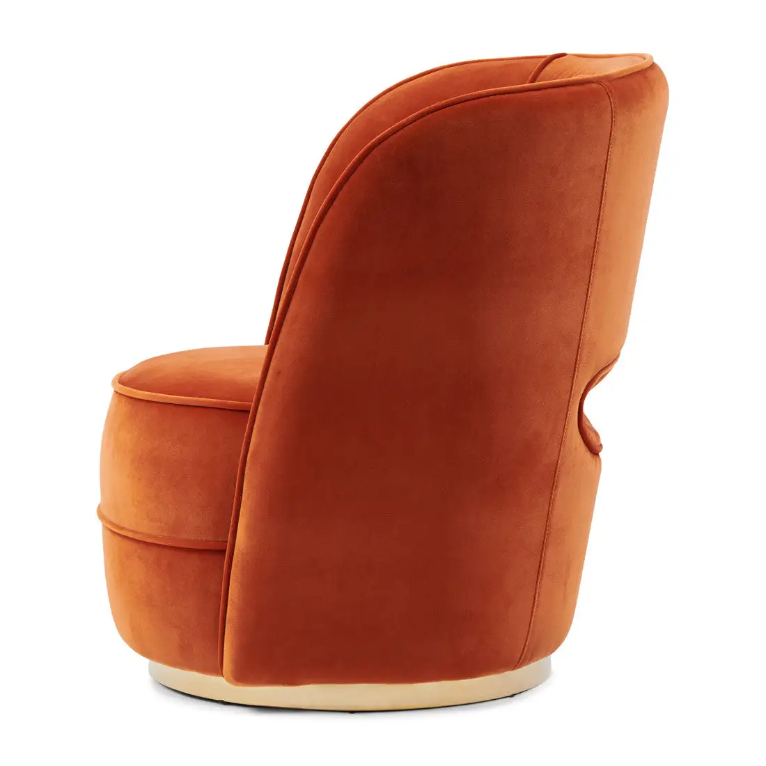 Taylor Lobby Armchair, Mohet, Orange - Image 4