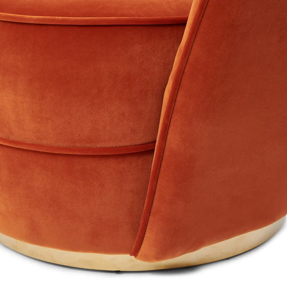 Taylor Lobby Armchair, Mohet, Orange - Image 6