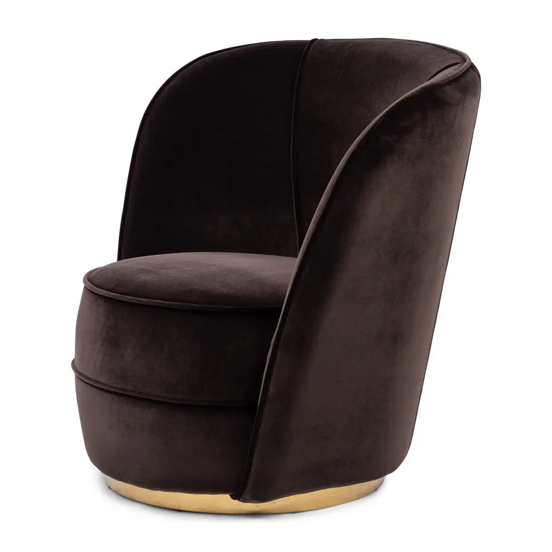 Taylor Lobby Armchair, Mohet, Aubergine - Image 3