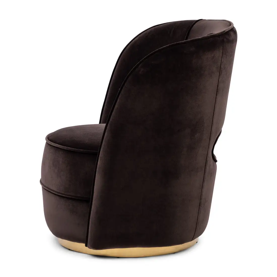 Taylor Lobby Armchair, Mohet, Aubergine - Image 4