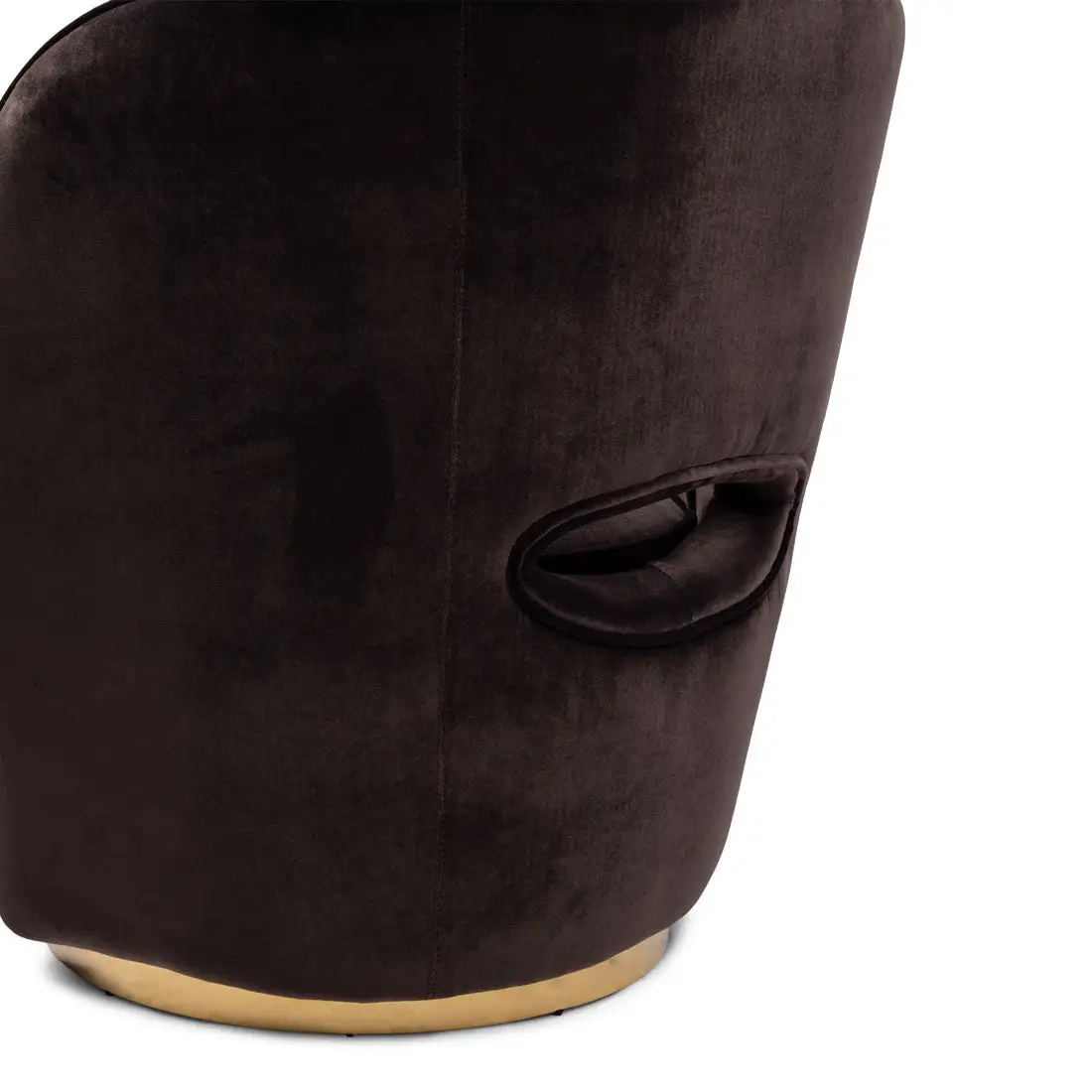 Taylor Lobby Armchair, Mohet, Aubergine - Image 5