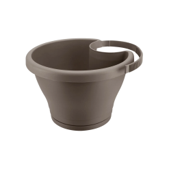 Elho Corsica Drainpipe Clicker 24Cm (Taupe)