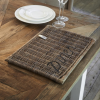 Riviera Maison Rustic Rattan Placemat Diner Black