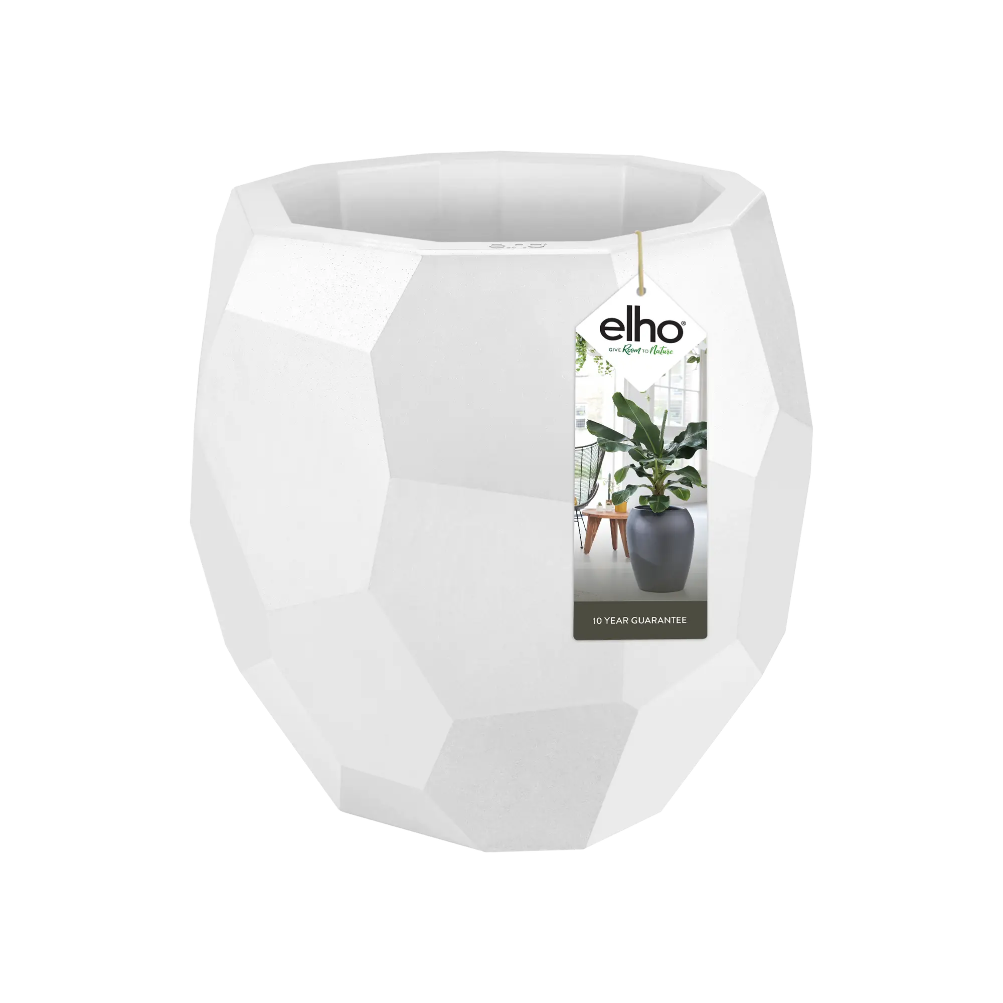 Elho Pure Edge 40 (White) - Image 2