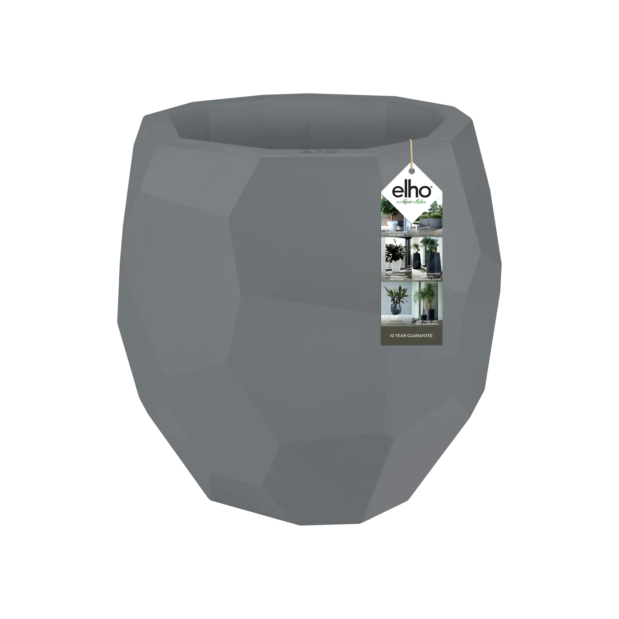 Elho Pure Edge 40 (Grey) - Image 2