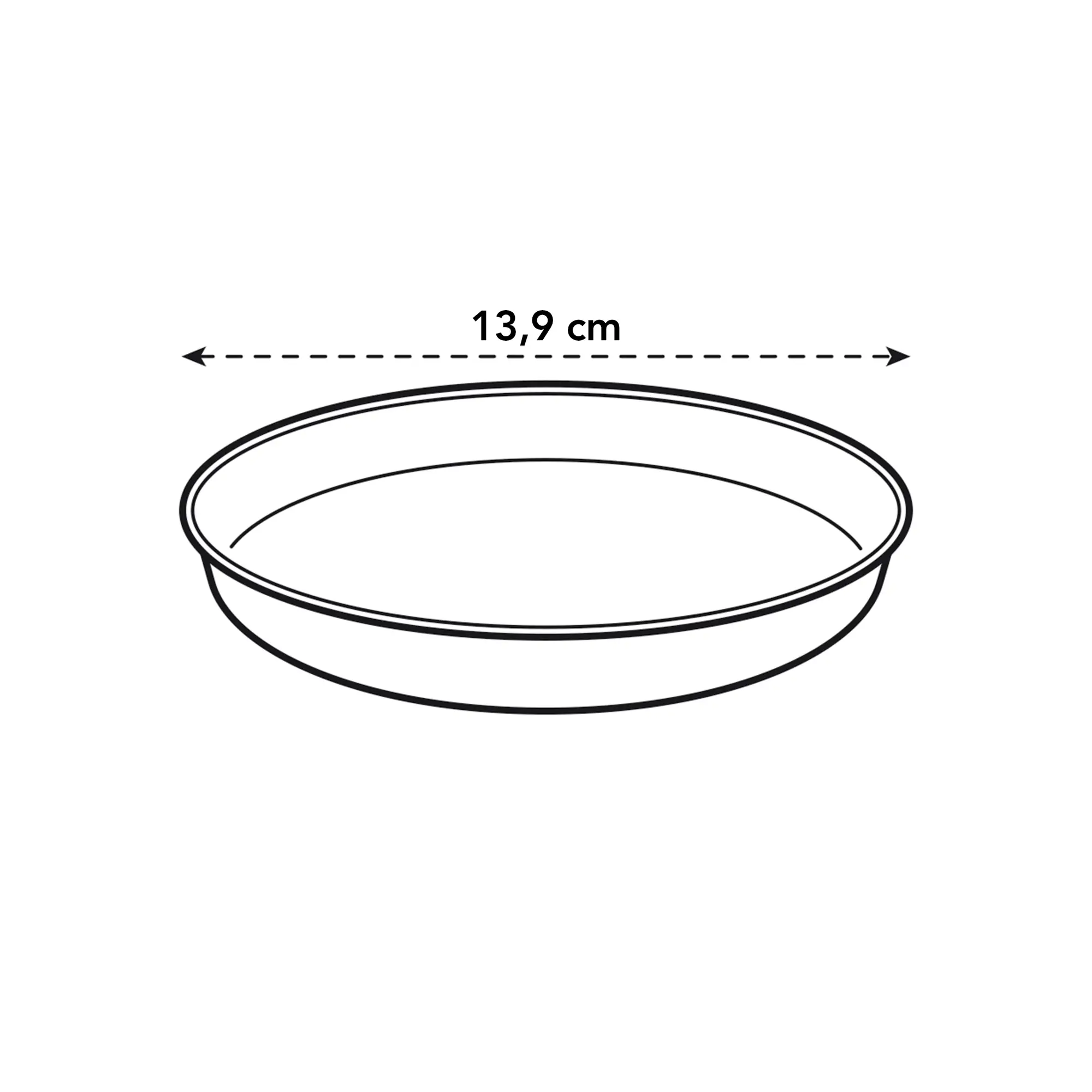 Elho Loft Urban Saucer Round 14 (Terra) - Image 3