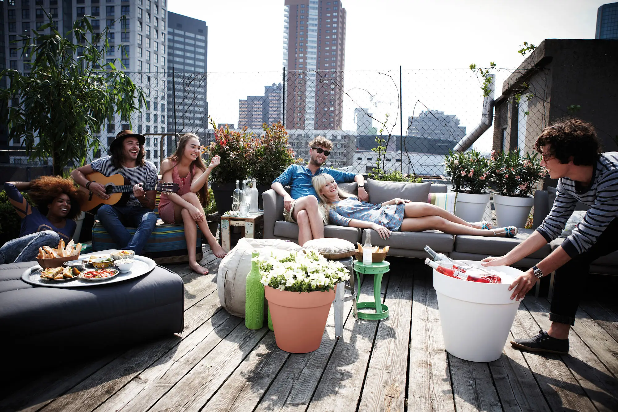 Elho Loft Urban Round 20 (Pink) - Image 5