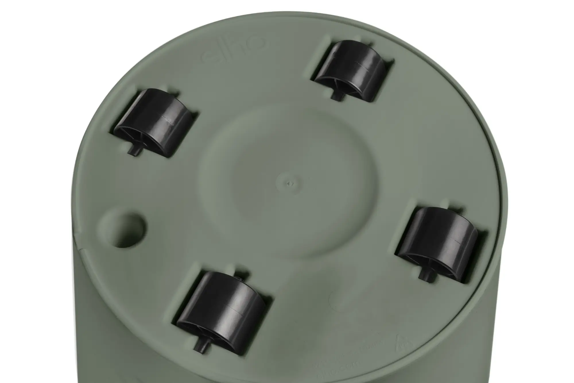 Elho Loft Urban Round Wheels 50 (Green) - Image 5