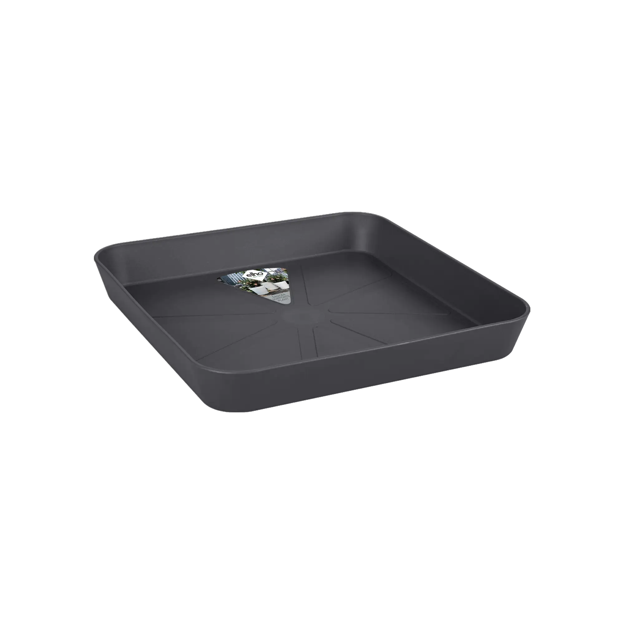 Elho Loft Urban Saucer Square 22 (Anthracite) - Image 2