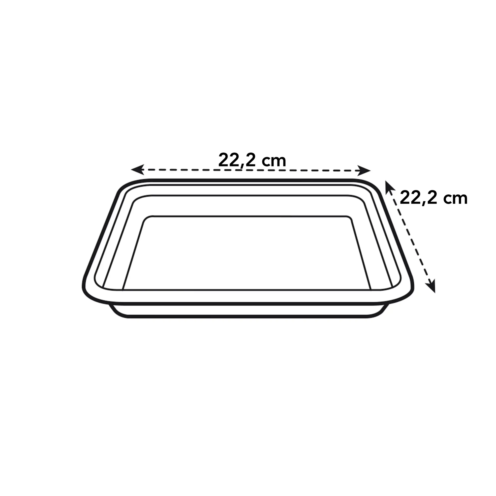 Elho Loft Urban Saucer Square 22 (Anthracite) - Image 5