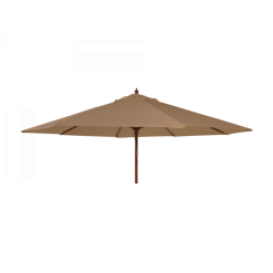 RW Alexander Rose Parasol - 300cm Diameter (Taupe / Brown)
