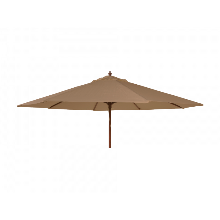 RW Alexander Rose Parasol - 300cm Diameter (Taupe / Brown)
