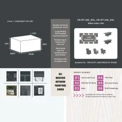 RW Protective Cover - 8 Seat Oval Or Rectangular Sets