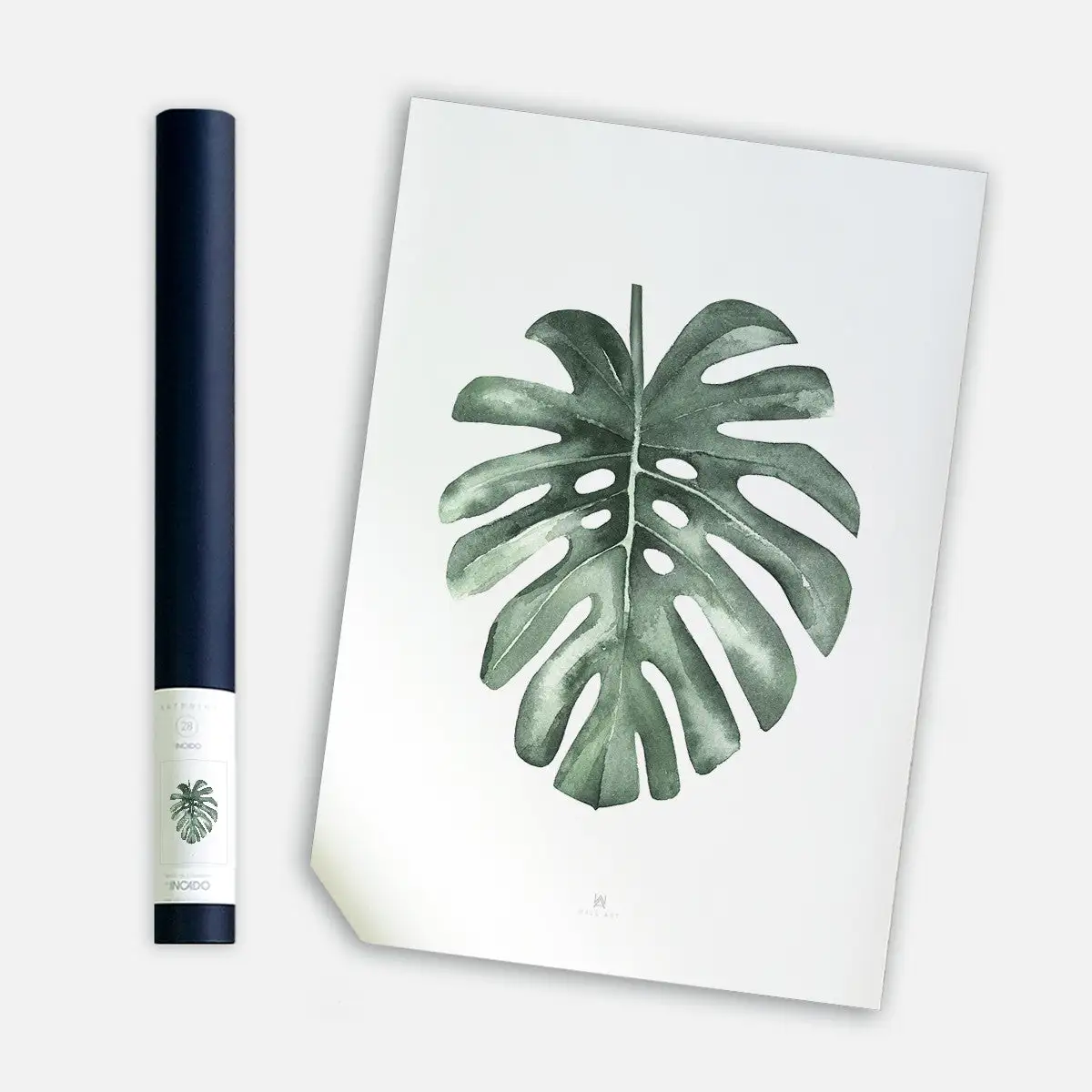 Incado Water Leave, 50cmx70cm Wall Art - Image 2