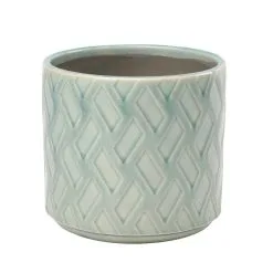 Burgon And Ball Glazed Pot - Barcelona Celadon - D14cm