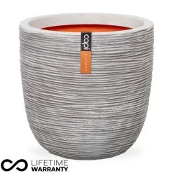 Nature Rib NL Nature Rib Egg Planter NL (Ivory) - 54cm Dia