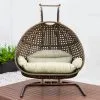 RW KD - Double Swing Chair (Brown)