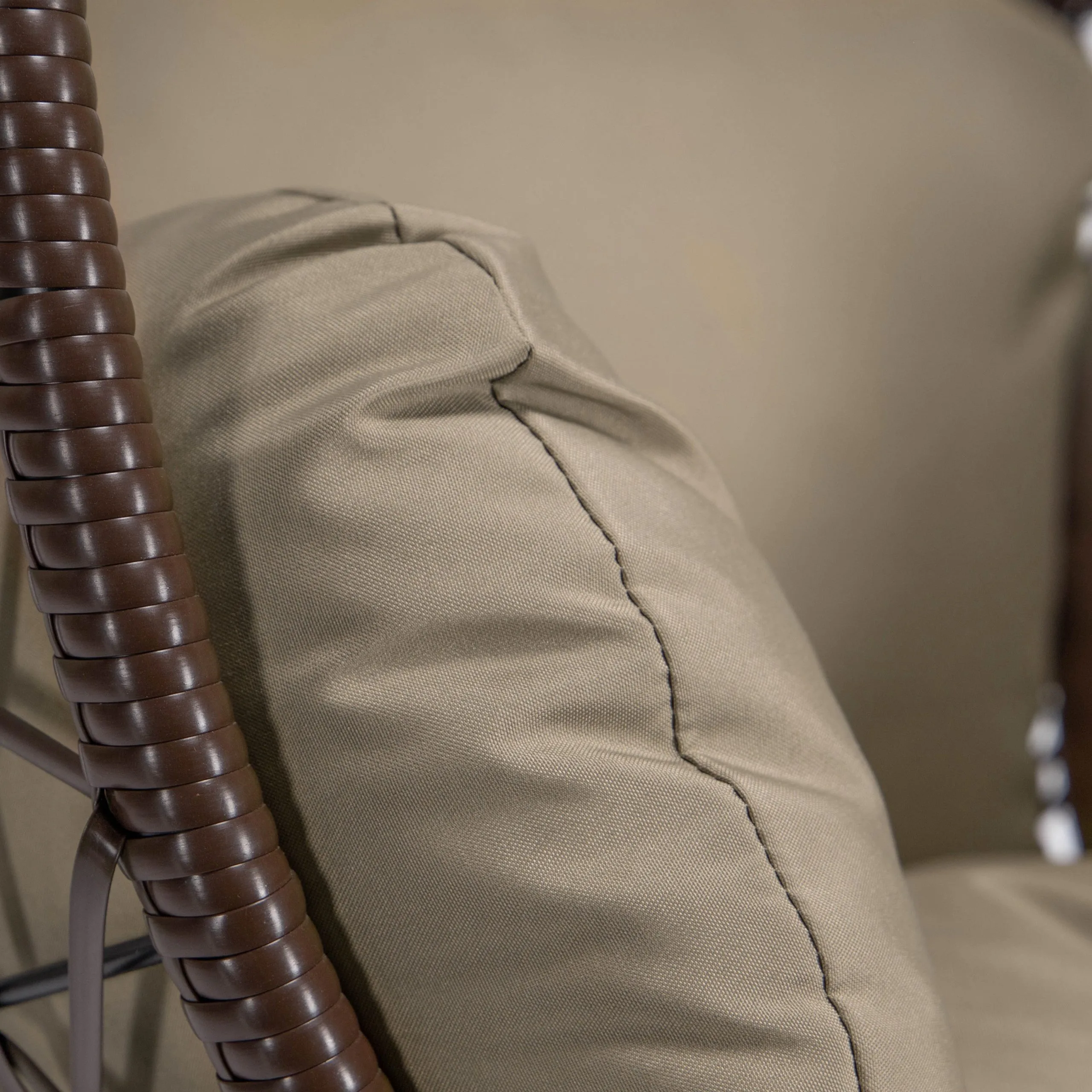 RW KD - Single Swing Chair (Brown) - Image 3