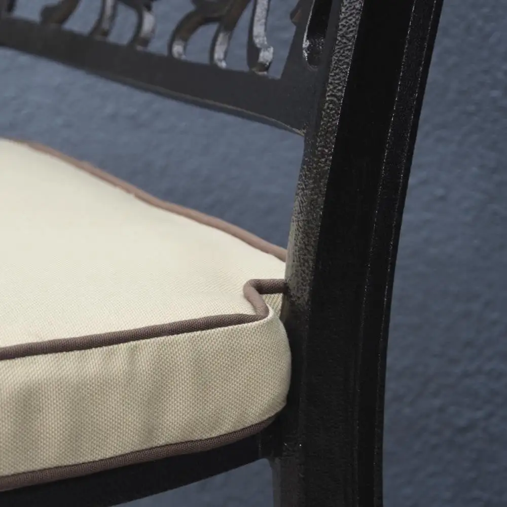 Toulouse - 6 Seater Oval Set With Lazy Susan (Bronze) - Image 9