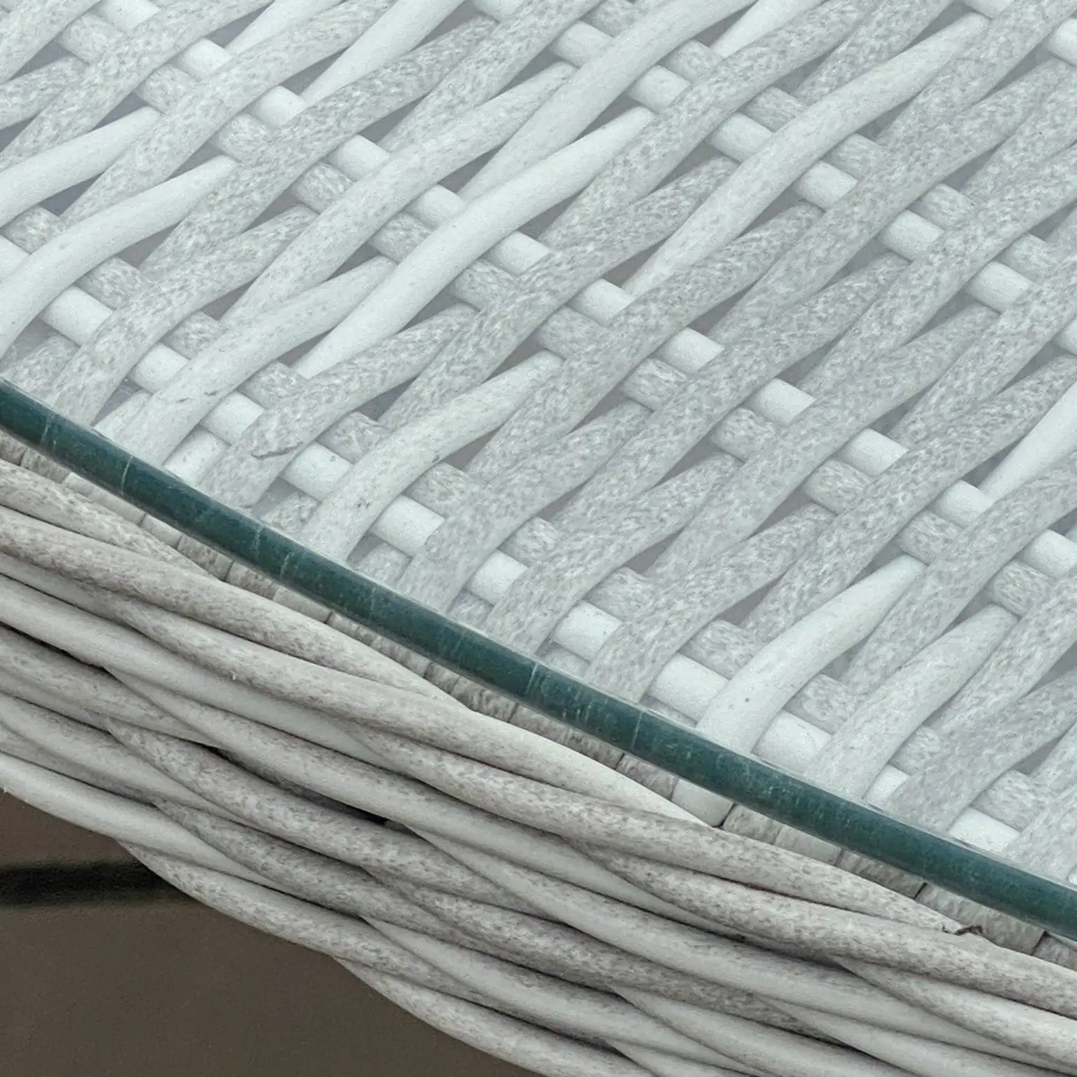 Sepino - 6 Seater Set With Round Table & Lazy Susan (Light Grey) - Image 8