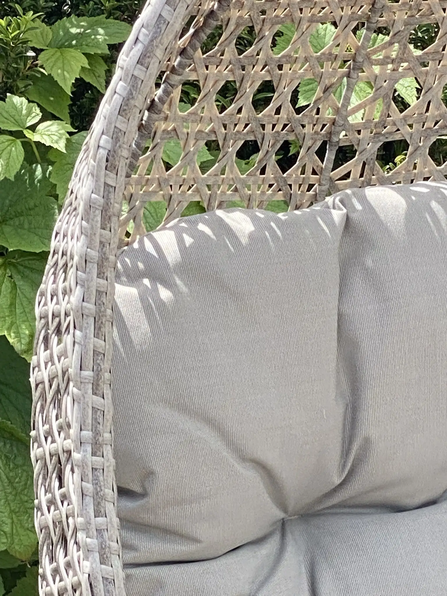 Barcelona - Single Pod Hanging Chair (Grey) - Image 3