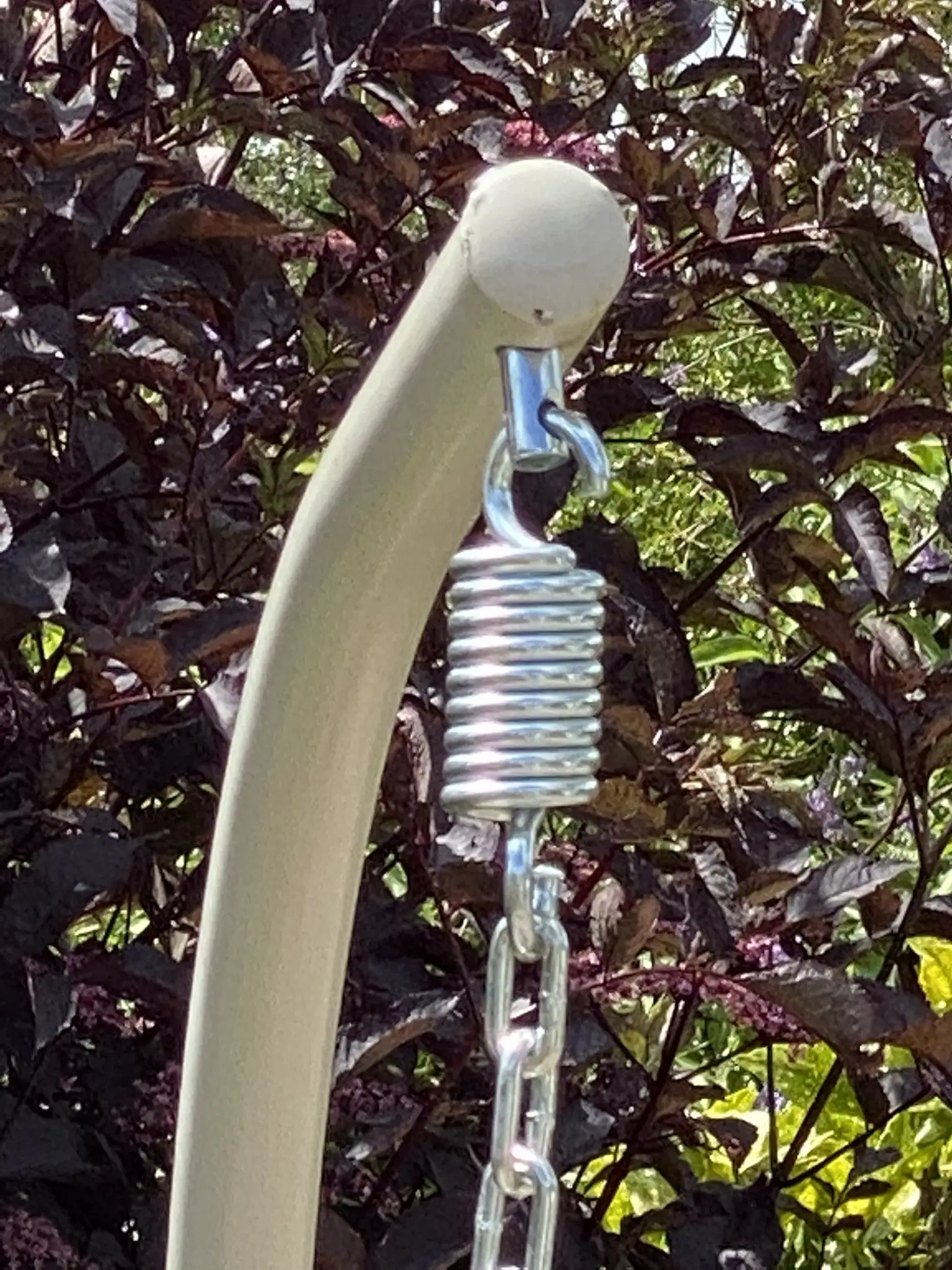 Barcelona - Single Pod Hanging Chair (Grey) - Image 4