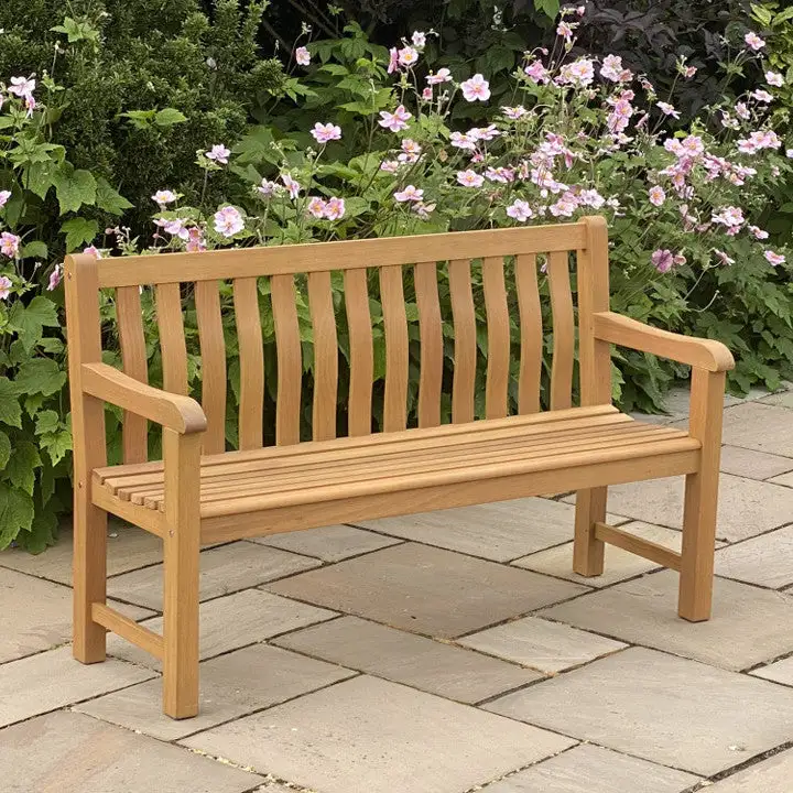 Castlerock - FSC Eucalyptus Grandis Garden Bench (Brown) - Image 2