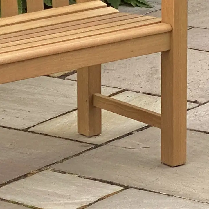 Castlerock - FSC Eucalyptus Grandis Garden Bench (Brown) - Image 4