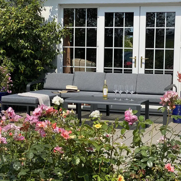 Malmo - Aluminium Corner Coffee Set - Image 4