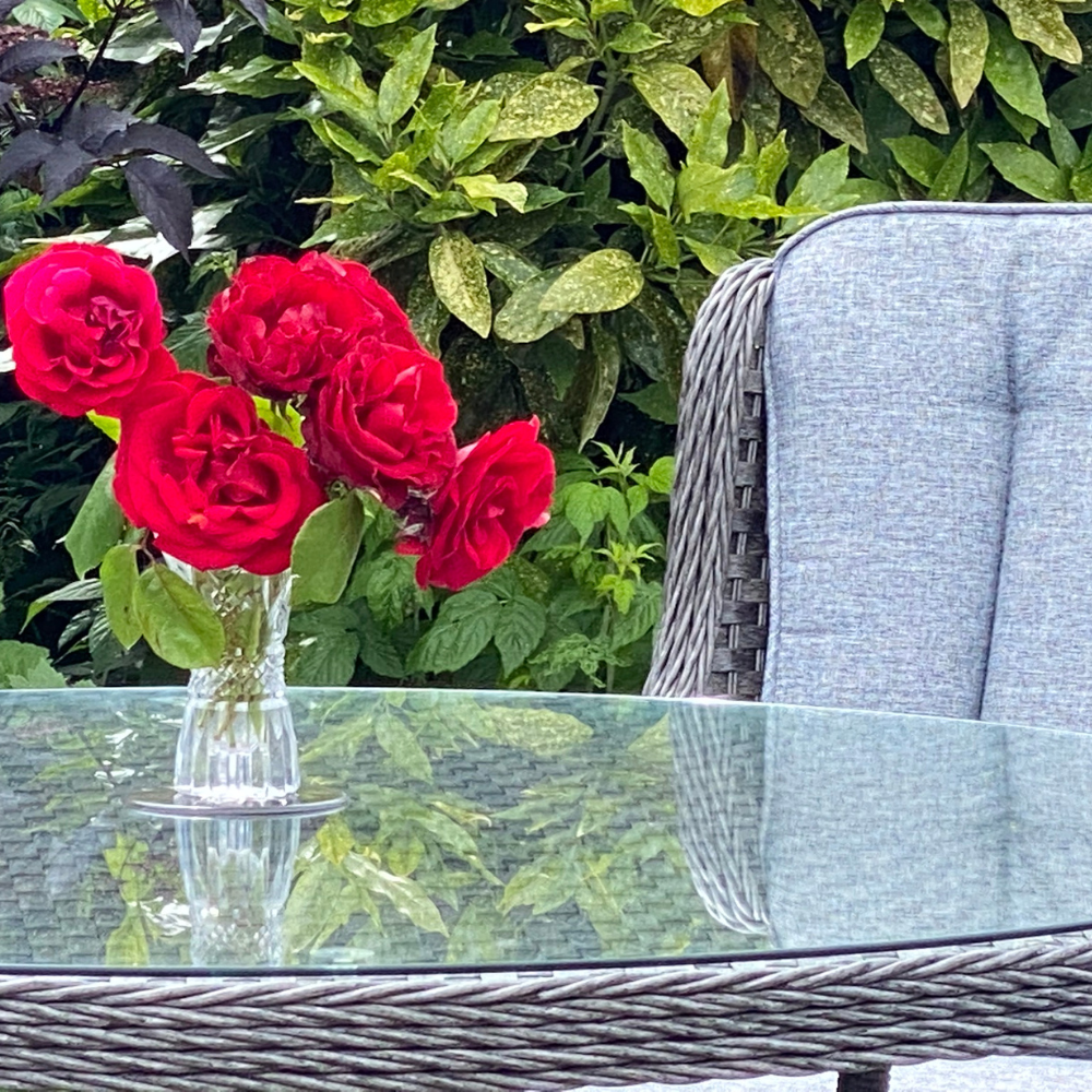 Boston - 4 Seater Round Set (Dark Grey) - Image 2