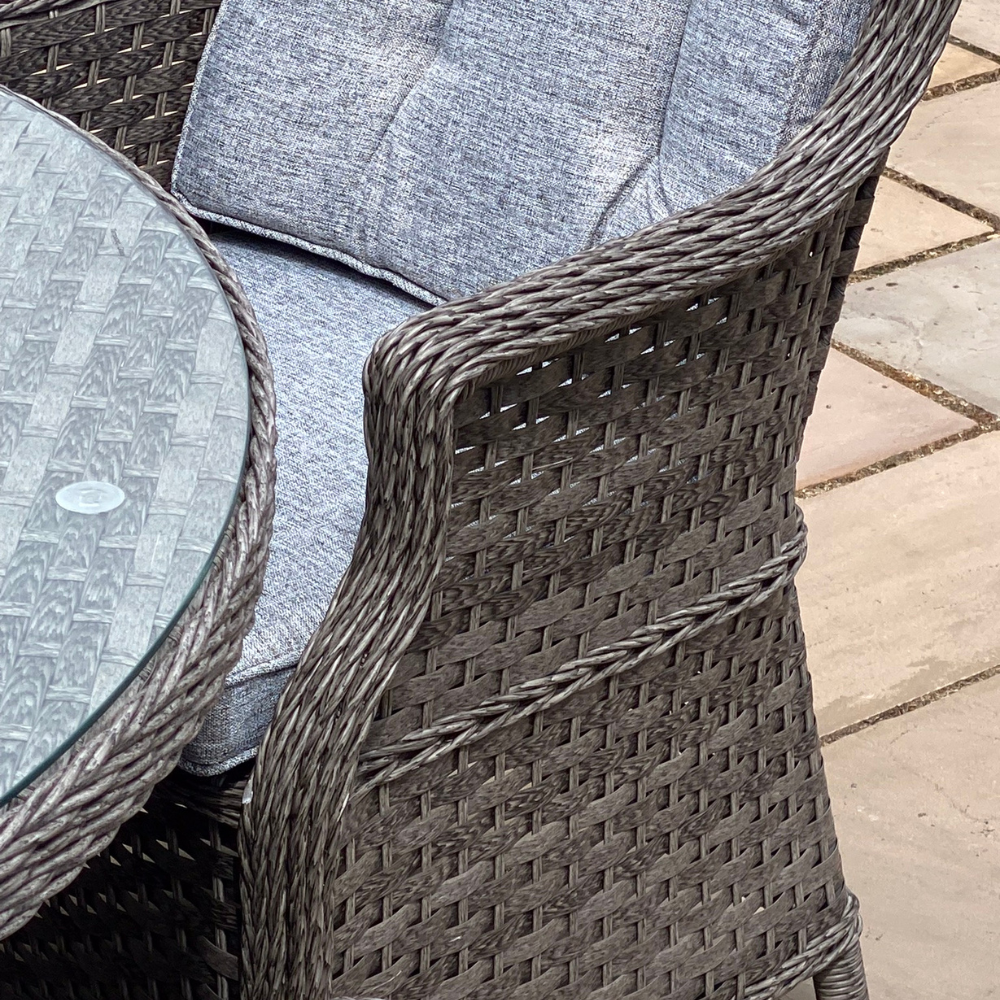 Boston - 4 Seater Round Set (Dark Grey) - Image 4