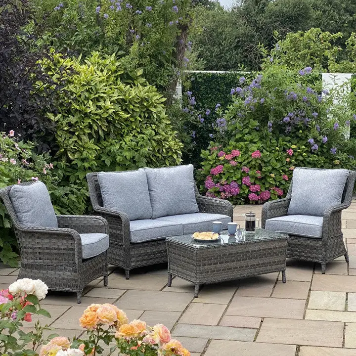 Boston - 2 Seater Coffee Set (Dark Grey) - Image 2