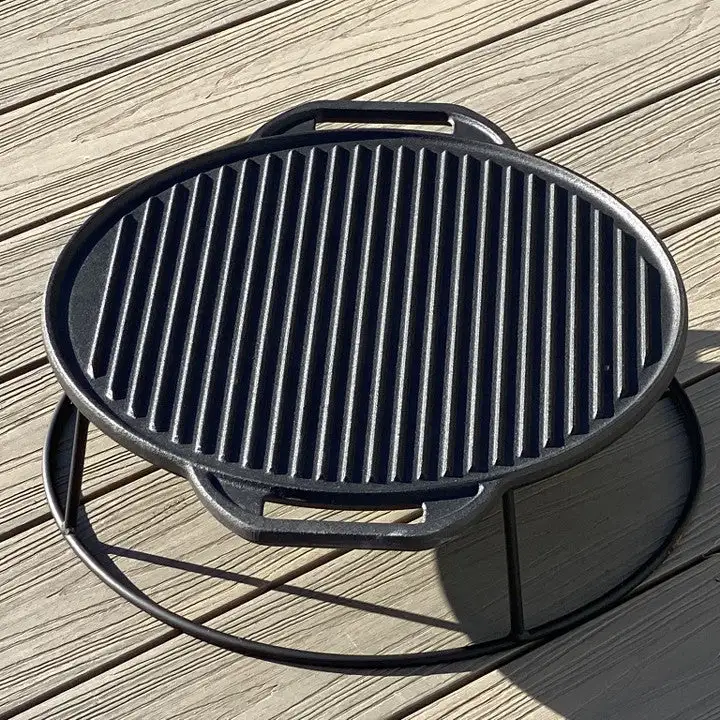 RW Griddle/BBQ To Suit MJT-860 4 Seat Firepit Set (Black) - Image 3