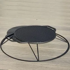 RW Griddle For Round 8 Seater Fire Pit (Black)
