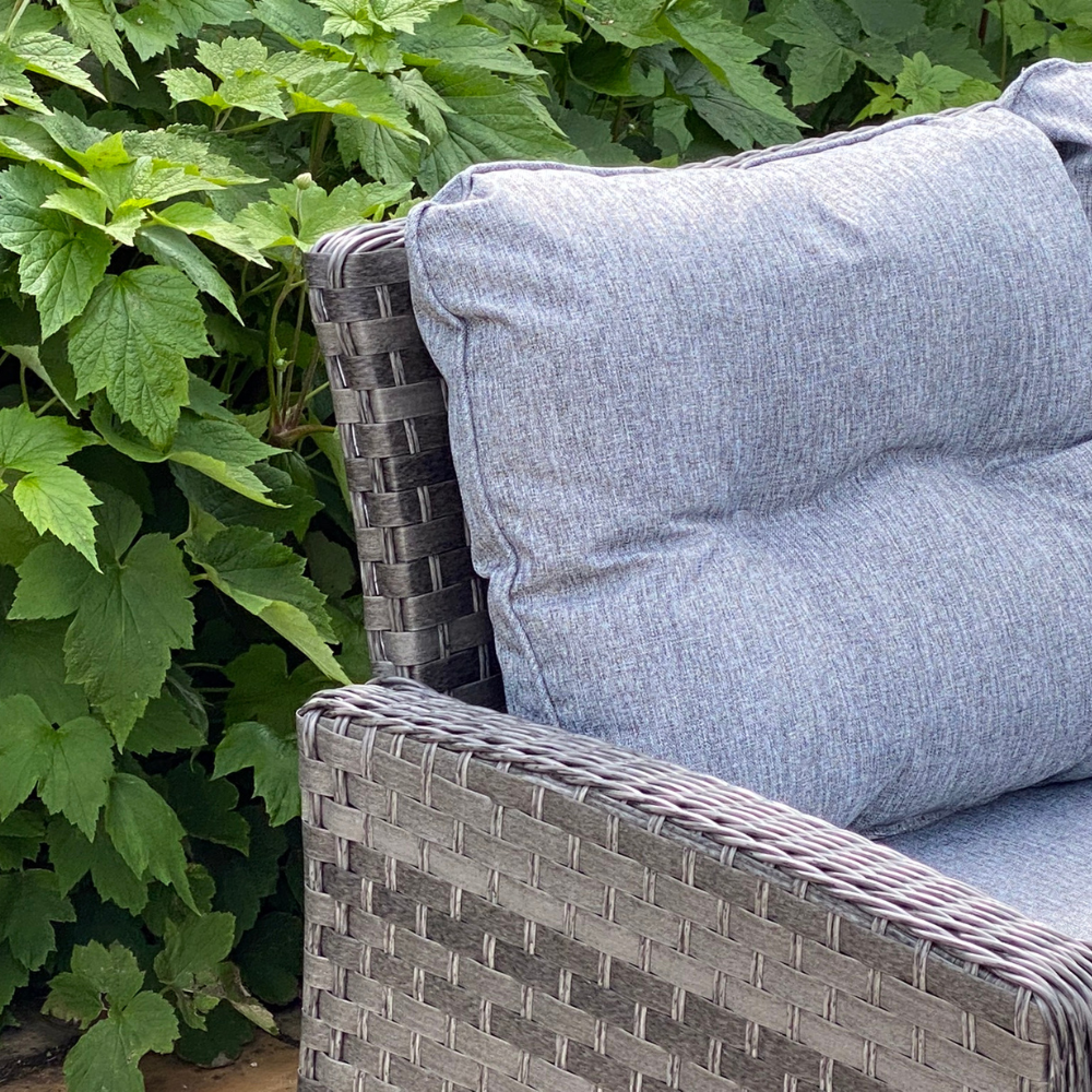 Boston - Casual Dining Set With Firepit (Dark Grey) - Image 4