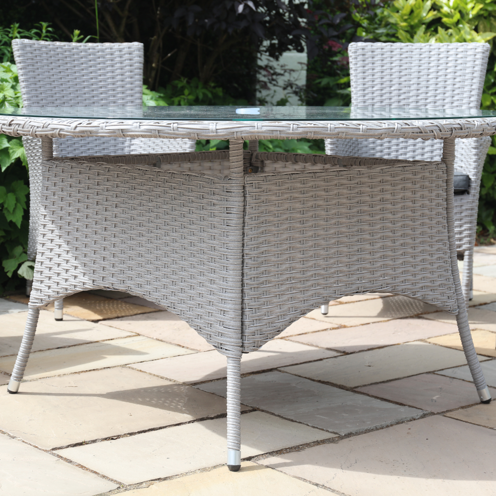 Venice - 6 Seater Round Set (Grey) - Image 2